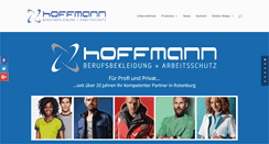 Desktop Screenshot of hoffmann-arbeitsschutz.de